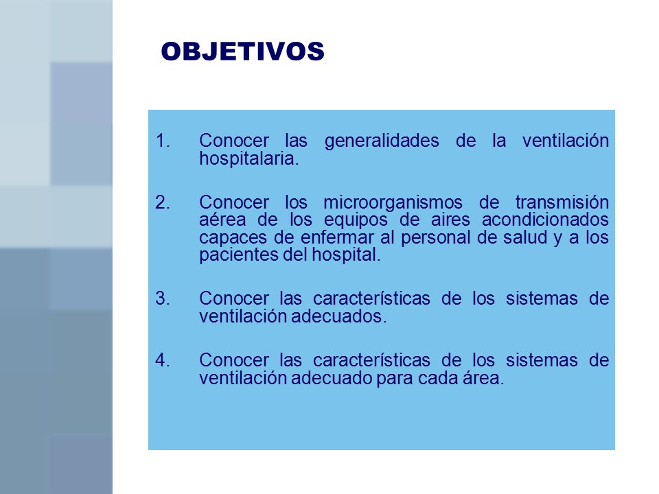 VENTILACION DEL AMBIENTE HOSPITALARIO ppt descargar VENTILACION DEL AMBIENTE HOSPITALARIO ppt descargar